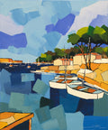 A Blue Morning on the Var Coast – Limited Edition Art Print JIEL