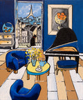 Tea Time with Matisse in Paris – Limited Edition Art Print JIEL