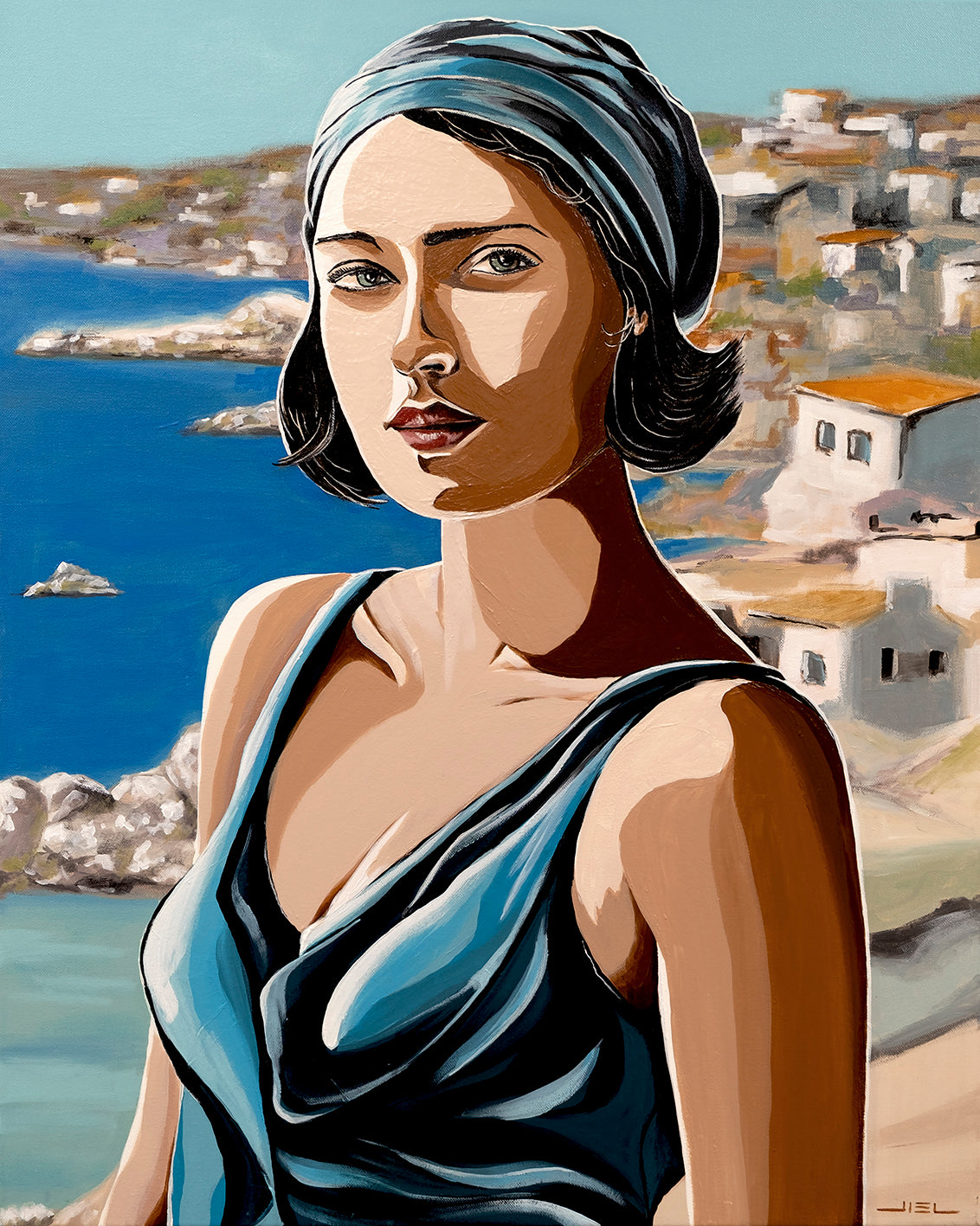 Mediterranean Woman, 1930s – Limited Edition Art Print JIEL