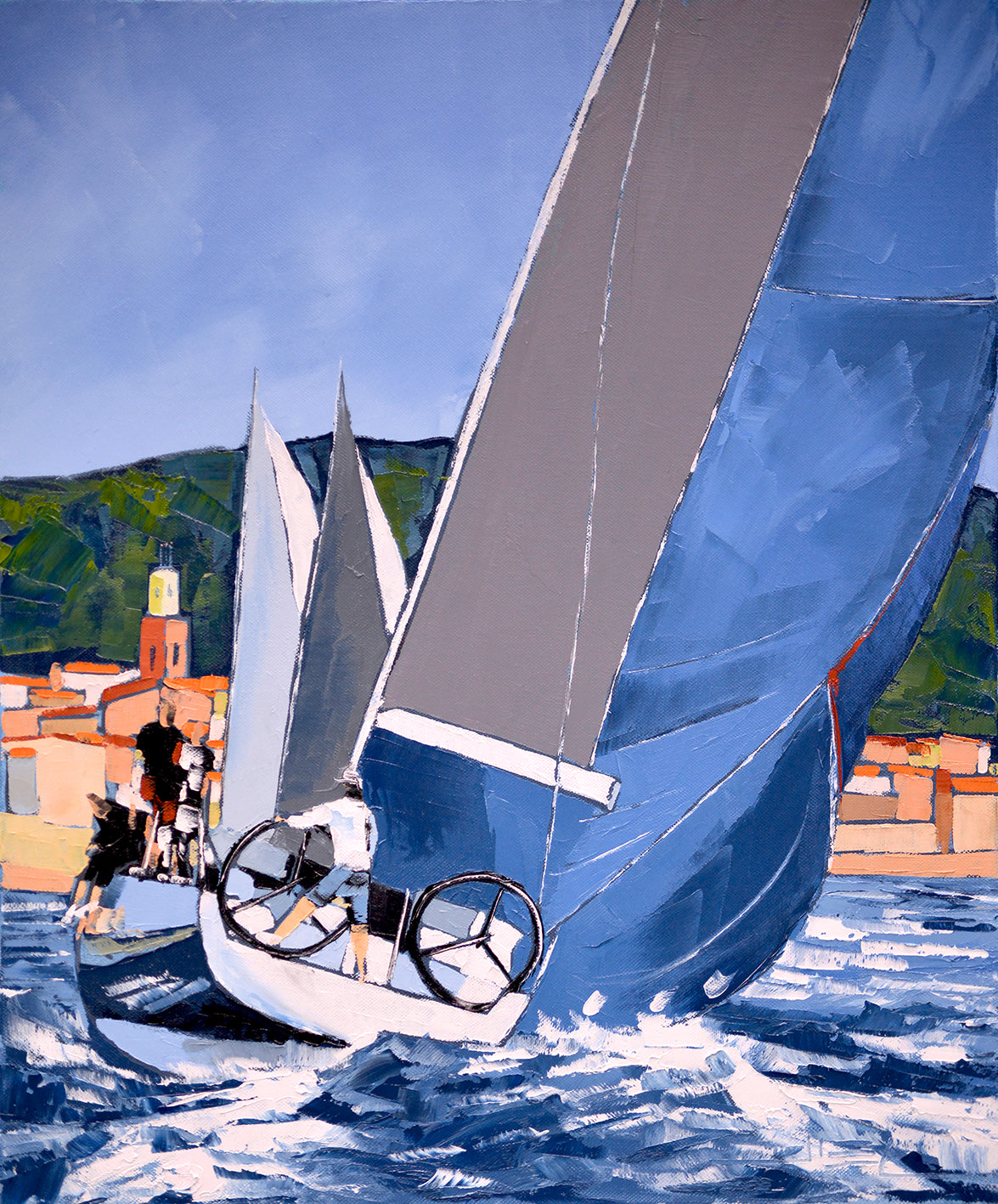 Saint-Tropez Regatta - Limited Edition Art Print JIEL