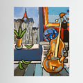 Black Cat with a Cello and Matisse’s Goldfish in Paris.